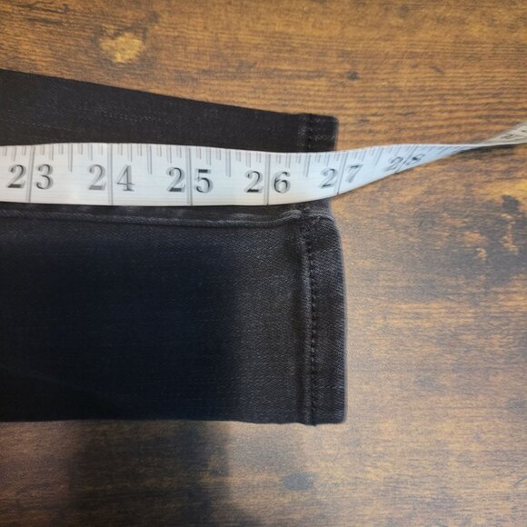 American Eagle Jeans 6 S Next Level Stretch Jegging Hi Rise Black Wash Denim - Picture 10 of 11